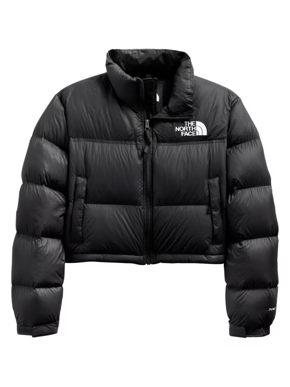 The North Face Women's Black Cropped Puffer Jacket